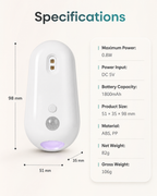 Velora PureGlow™ Self-Cleaning UV Toilet Sanitizer & Night Light